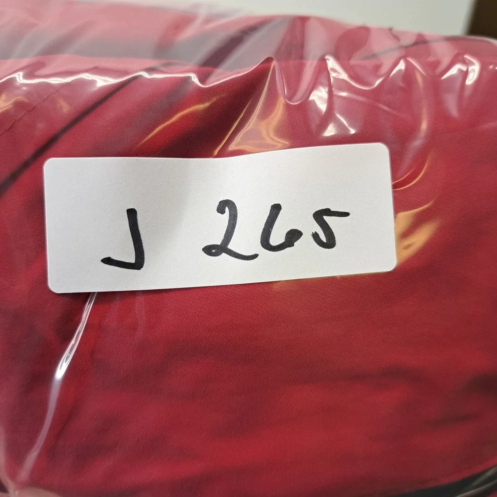 VTG J.Crew Gore-Tex Jacket Coat Mens Small Red Black Lightweight Full Zip Y2K